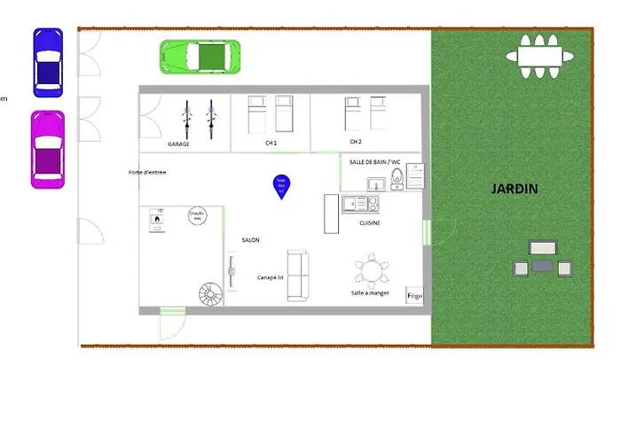 T3 Avec Piscine דינייה-לה-בן